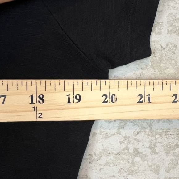 Felina Womens Black Top Basic Short Sleeve Modal Super Soft Old Money Capsule - Picture 13 of 14